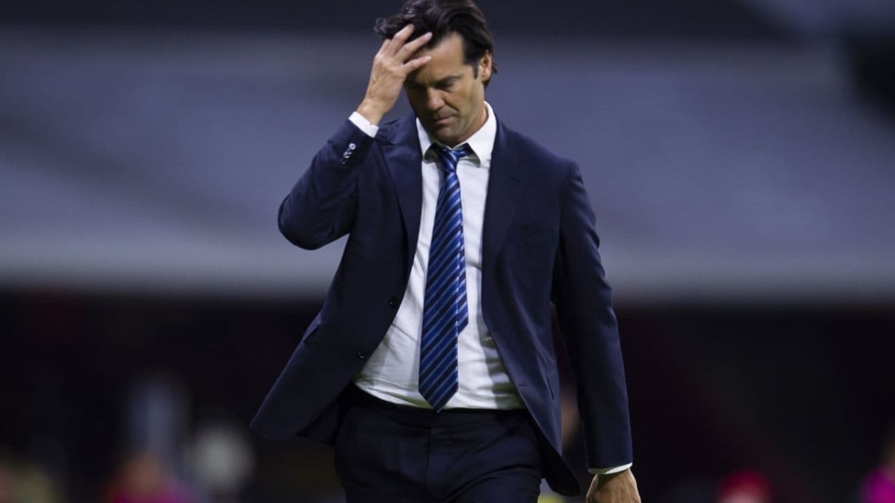América reached eight games without a win since Santiago Solari has been coach of the Águilas and it is already the worst streak of the team with the Argentinean.