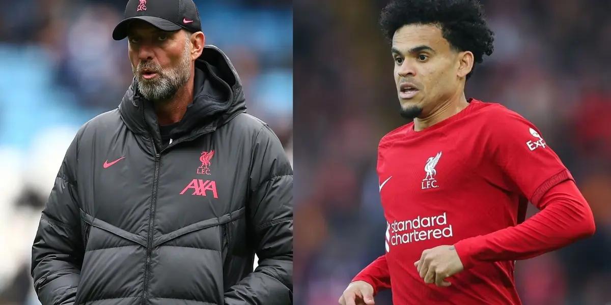 An action by Luis Diaz that has not gone down well with fans