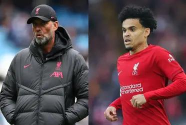 An action by Luis Diaz that has not gone down well with fans