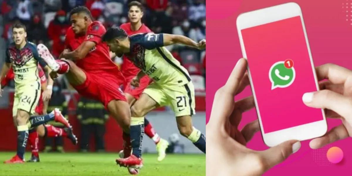 An Eagles player lost his position and now, instead of playing, he dedicates himself to other activities such as sending greetings through an app.