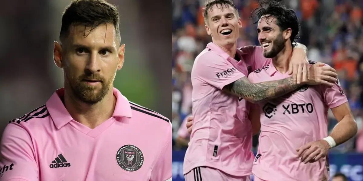 An Inter Miami player confesses the time he celebrated a goal with Messi