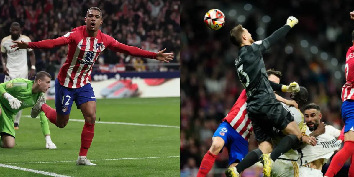 An own goal saves Real Madrid, 1-1 vs Atletico Madrid in the Copa del Rey