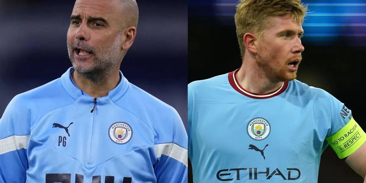 An unexpected statement from Kevin De Bruyne that Pep Guardiola might not like
