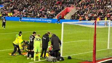 An unfortunate incident occurred when Hammers goalkeeper Lukasz Fabianks