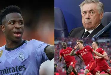 Ancelotti and Real Madrid could lose Vinicius to Liverpool