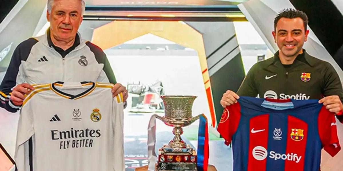 Ancelotti and Xavi reveal their line ups for the big Spanish Super Cup final!