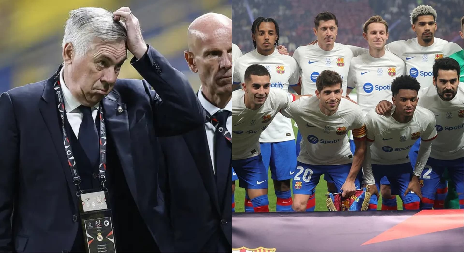 Ancelotti looks to trust his players to defeat Barcelona on Sunday.