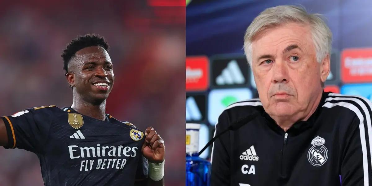 Ancelotti's message to Vinicius after the game against Almería