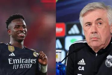 Ancelotti's message to Vinicius after the game against Almería