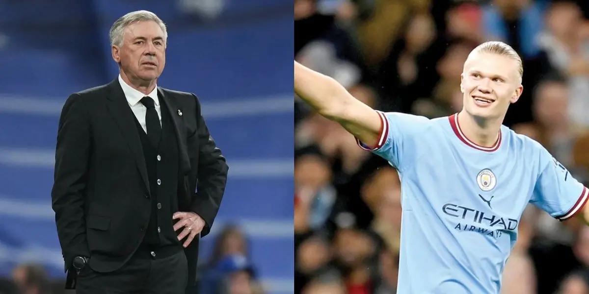 Ancelotti's unexpected decision that makes Erling Haaland happy in the Champions League