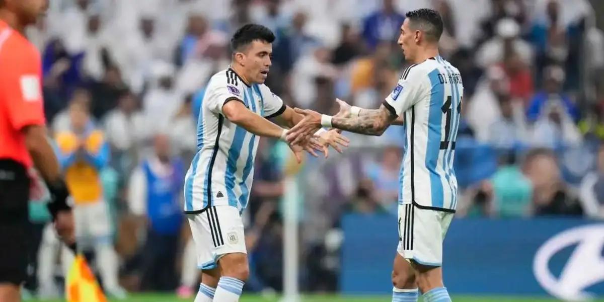 Ángel had been Argentina's best but was replaced by Acuña in the second half.