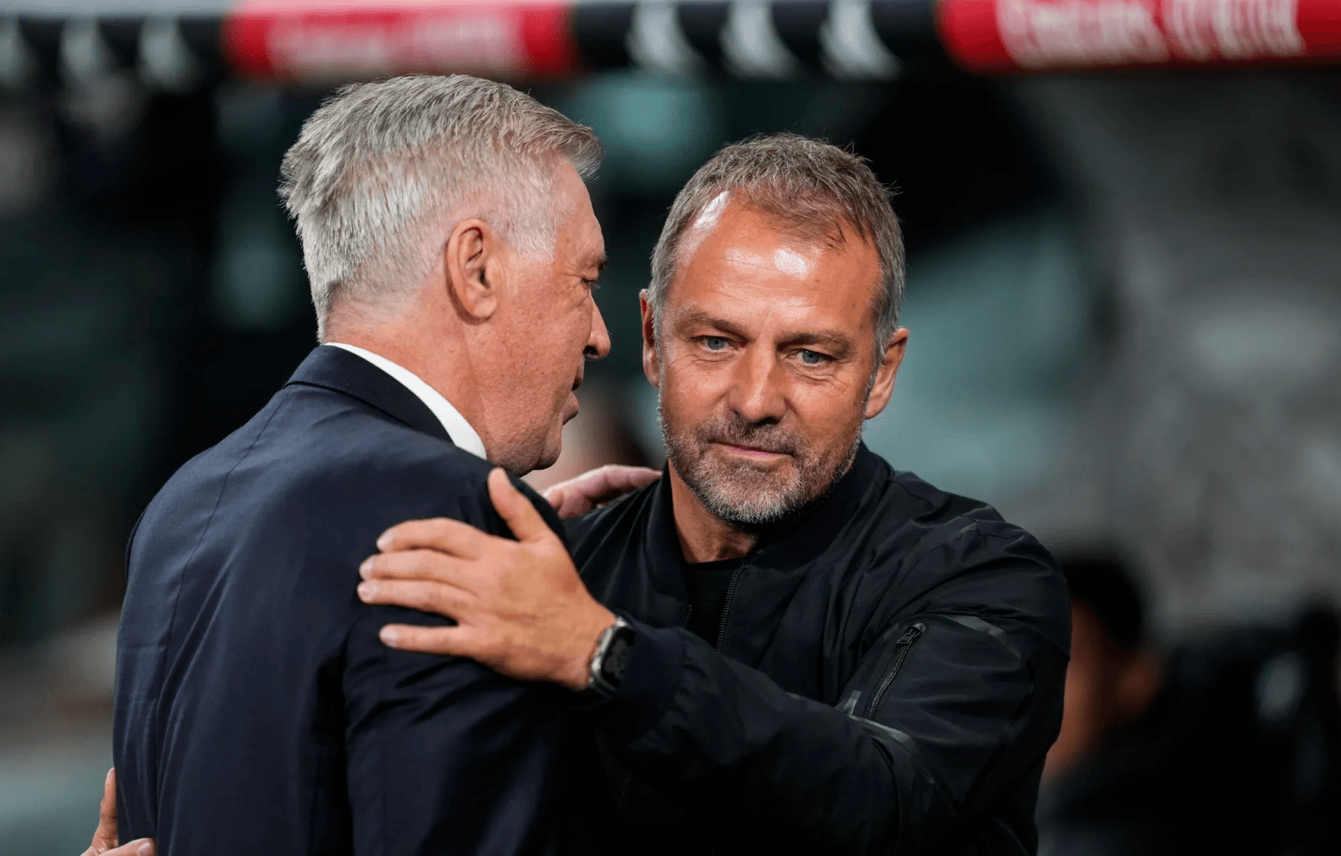 Ansi Flick and Carlo Ancelotti (Madrid)