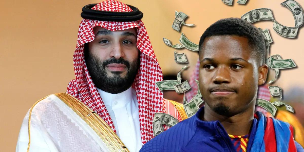 Ansu Fati could arrive in the Saudi Arabian League next season. How much money will they offer for him?