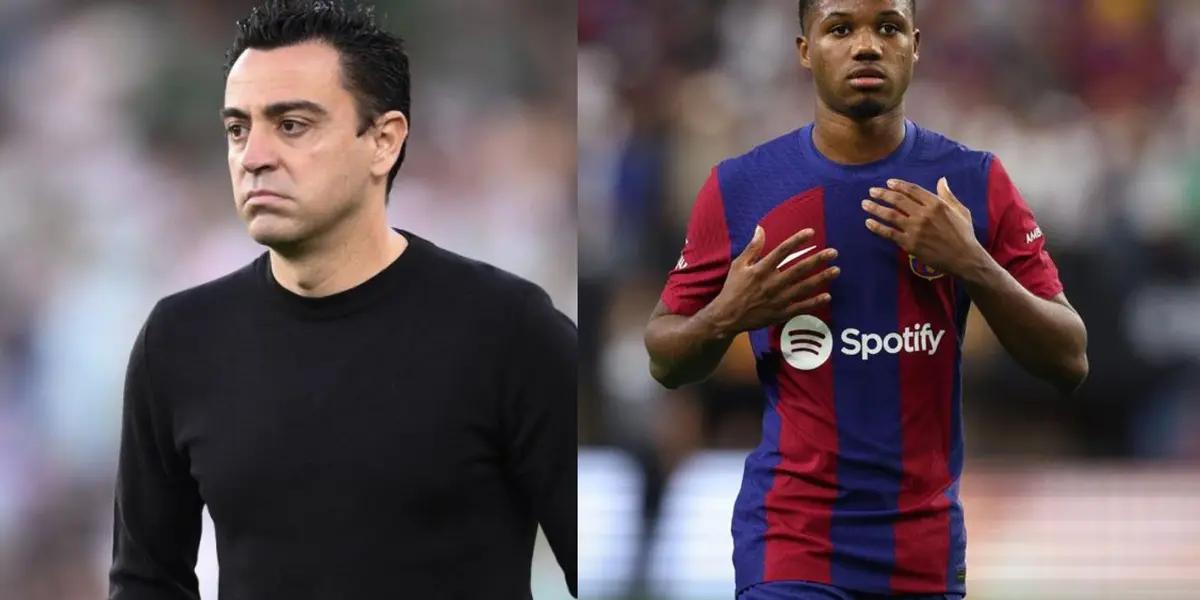 Ansu played important minutes against Cadiz