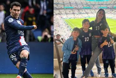 Antonela is always seen happy when Messi scores.