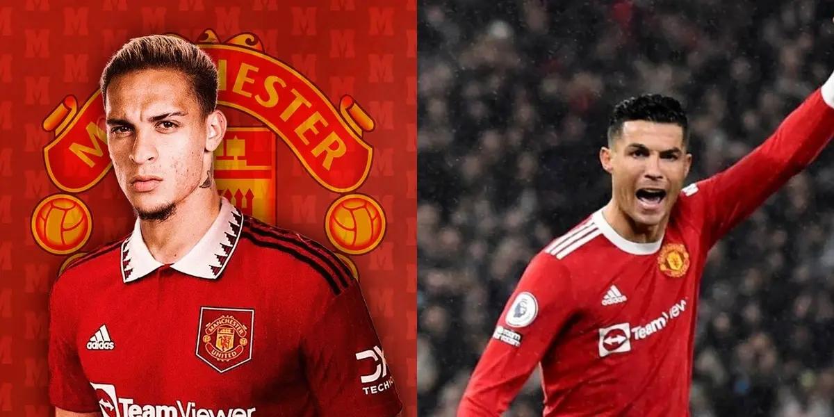 Antony is Cristiano Ronaldo's new rival at Manchester United