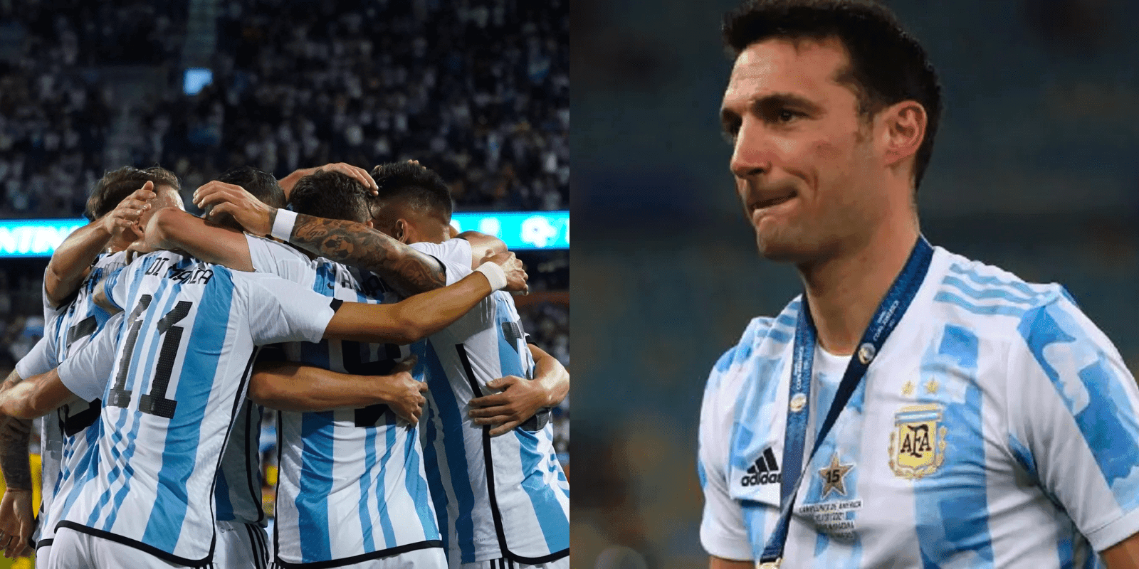 Argentina wants to scare Mexico before the game starts.