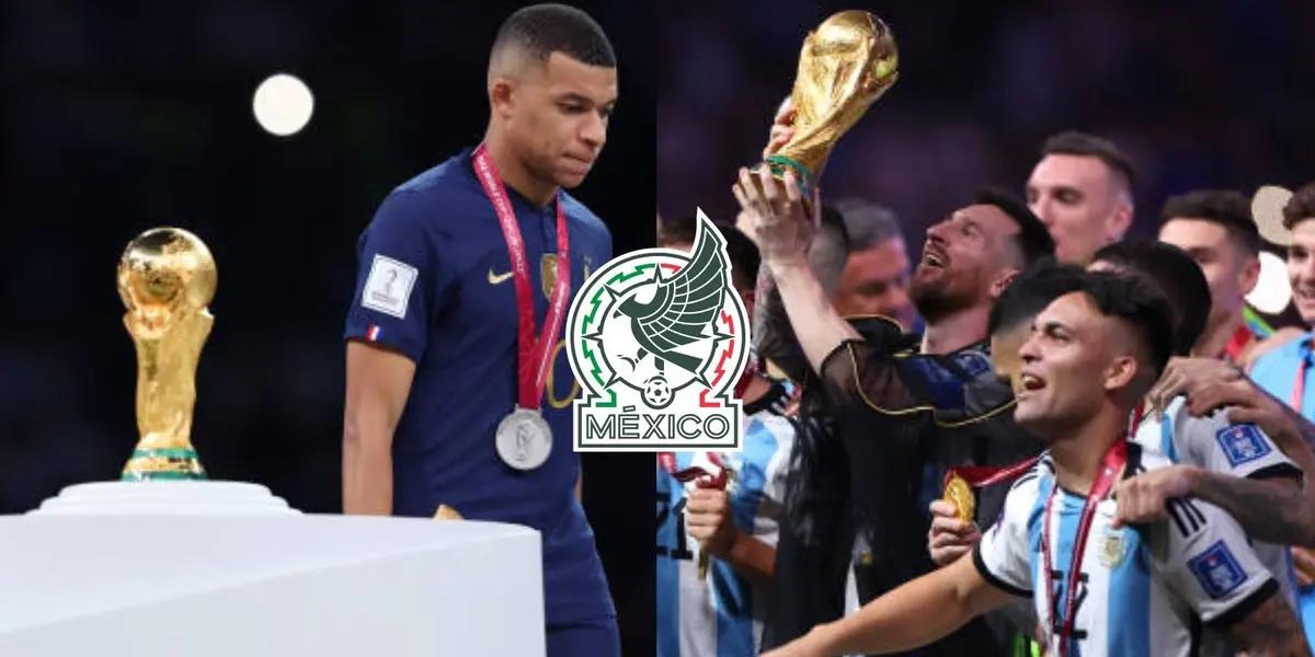Argentina was crowned world champion and in France they showed their displeasure against a Mexican