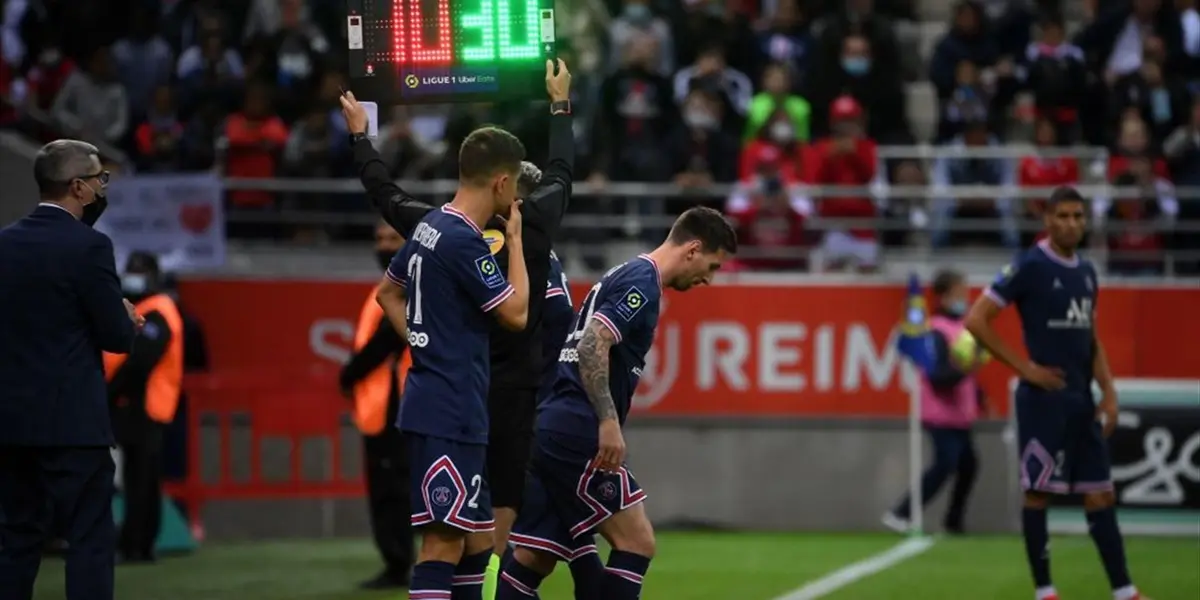 Argentine star Lionel Messi came off the bench in Paris Saint Germain's 2-0 win over Reims in Ligue 1.