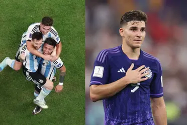 The perfect partner, this was Julian Alvarez's assistance to Lionel Messi with Argentina
