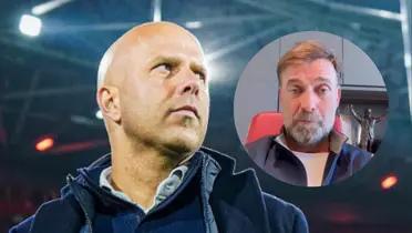 Arne Slot y Jürgen Klopp. Foto: redes de Arne Slot y Jürgen Klopp.