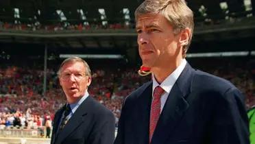 Arsene Wenger and Sir Alex Ferguson | Photo: @PremierLeague