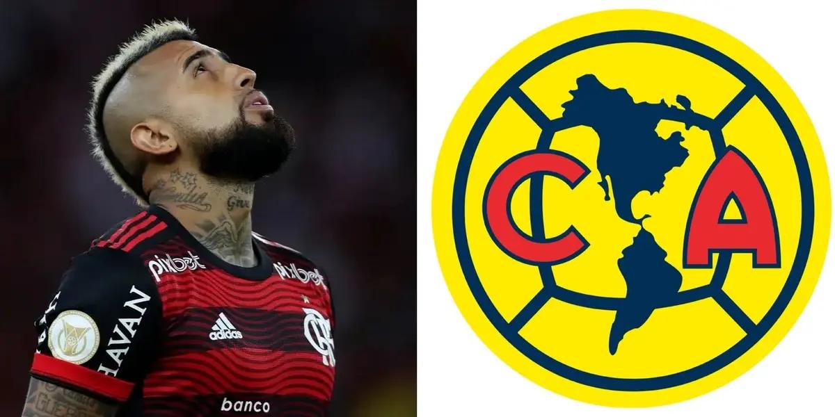 Arturo Vidal is an option for Club América after not renewing with Flamengo