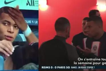 As Messi did not, the decision that Mbappe made when he saw how the referee took away the victory from them