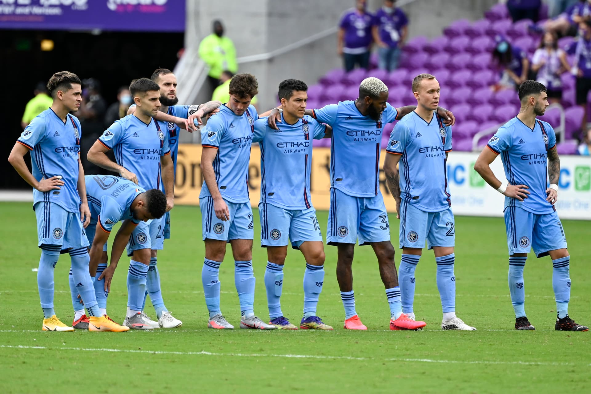 As a promotion for the game against DC United in the MLS, NYC FC posted an eye-catching flyer.