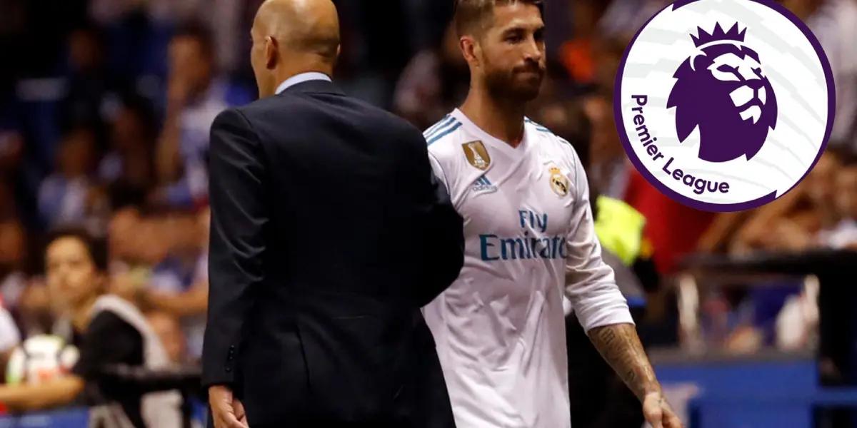 As Zinedine Zidane and Florentino Perez are not rushing to renew Sergio Ramos, the defender would have welcomed his arrival in a Premier League team