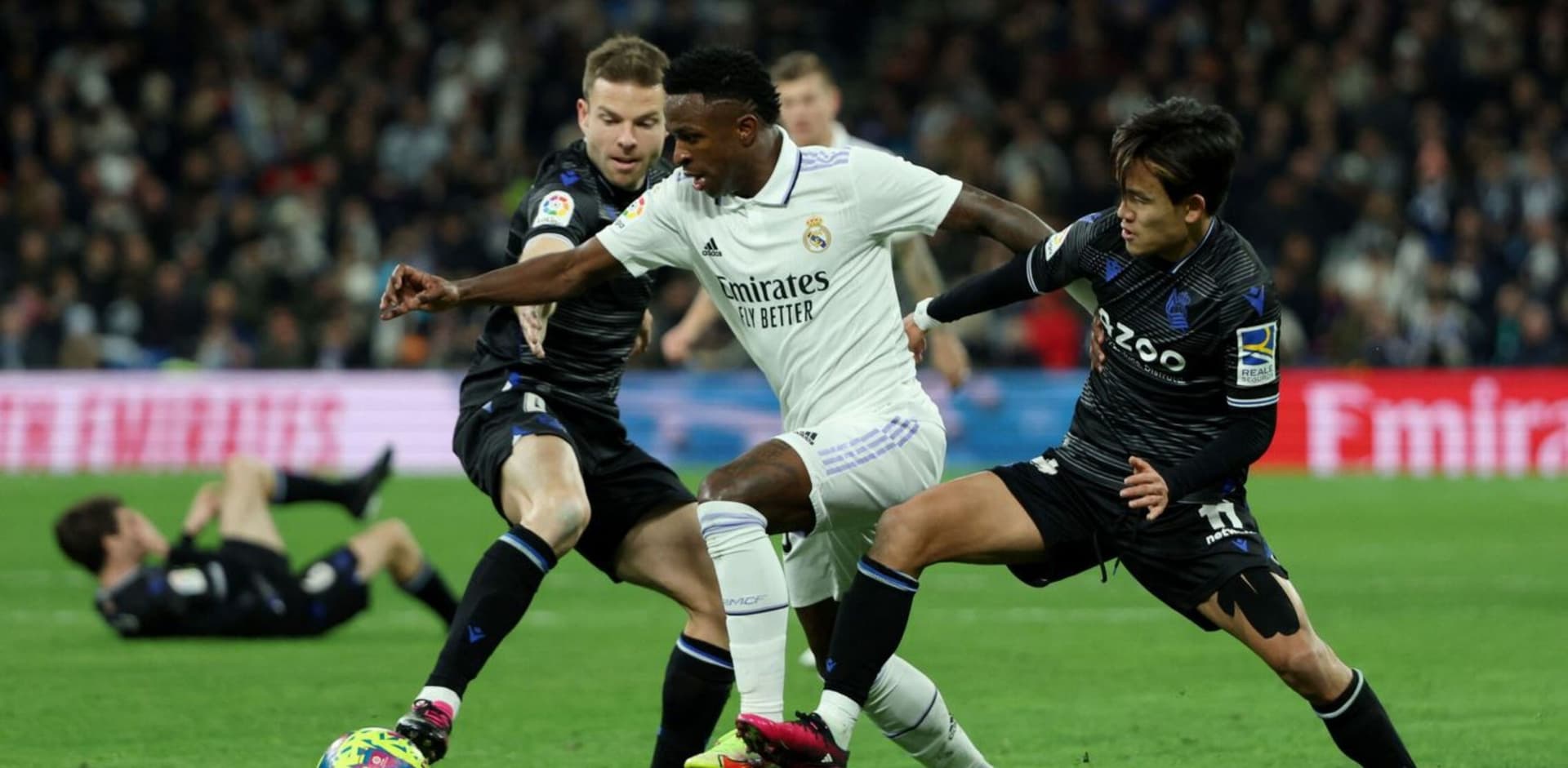 Asier Illaramendi had a great performance against his former team Real Madrid