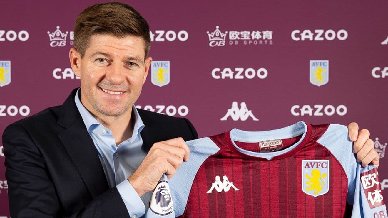 Aston Villa today completed the appointment of Steven Gerrard from Rangers. What are his managerial career numbers?