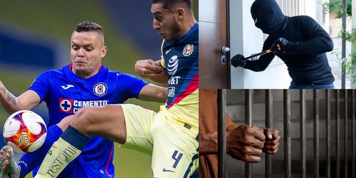 At the time he faced the Cruz Azul team, his conditions were not good enough. Now he is under arrest for robbing houses.