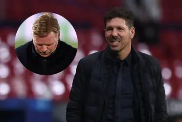 Atletico Madrid manager Diego Simeone has attacked FC Barcelona and said that the departure of Lionel Messi is not enough reason for the club's poor form.