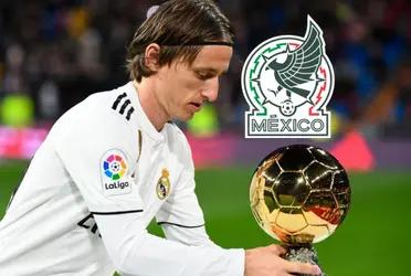 Ballon d'Or winner Luka Modric recognized a Mexican as the best of all in the match against América.