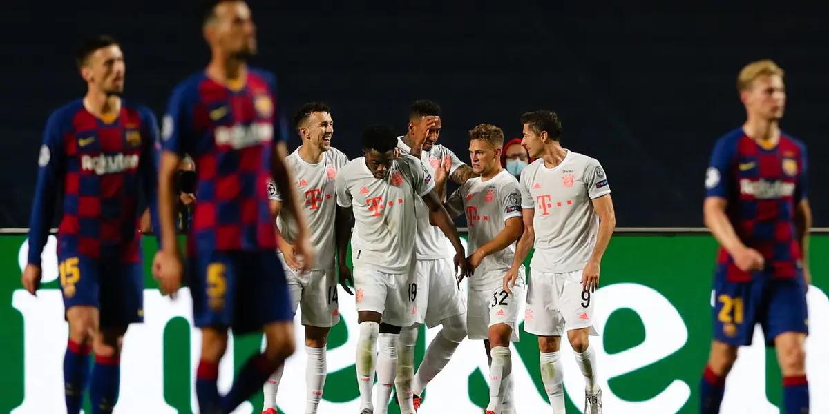 Barcelona and Bayern Munich meet again after two years, and with the antecedent of one of the biggest goals against for the Spanish team.