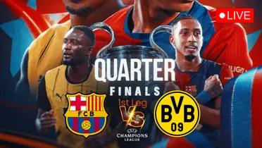 Barcelona and Borussia Dortmund Prepare for a High-Stakes Quarterfinal Battle / X