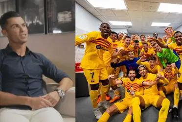 Barcelona became champions of Spain, but Cristiano had something else to worry about.