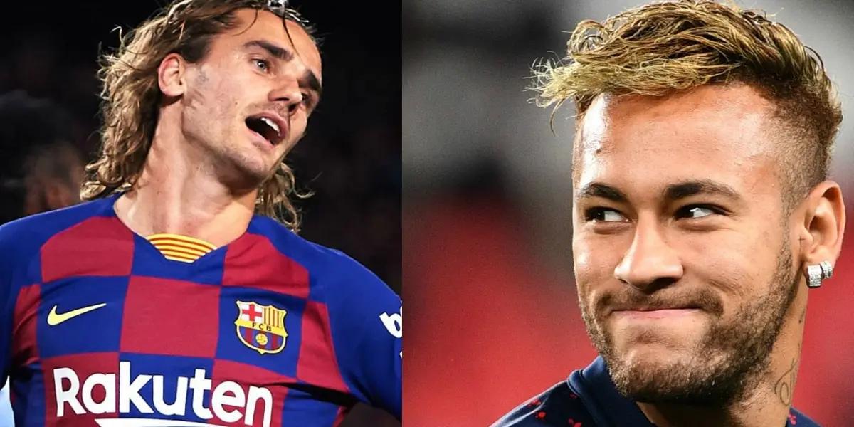 Barcelona wants Neymar back and they want to make him an offer he could not reject. Griezmann does not want to know anything about this, because he could lose his spot and feel undervalued.