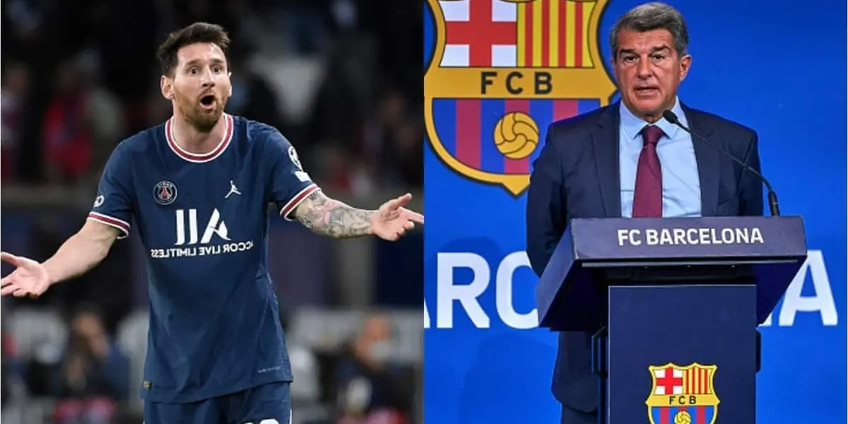 Barcelona's president assures that Messi's departure was at least "two years early".