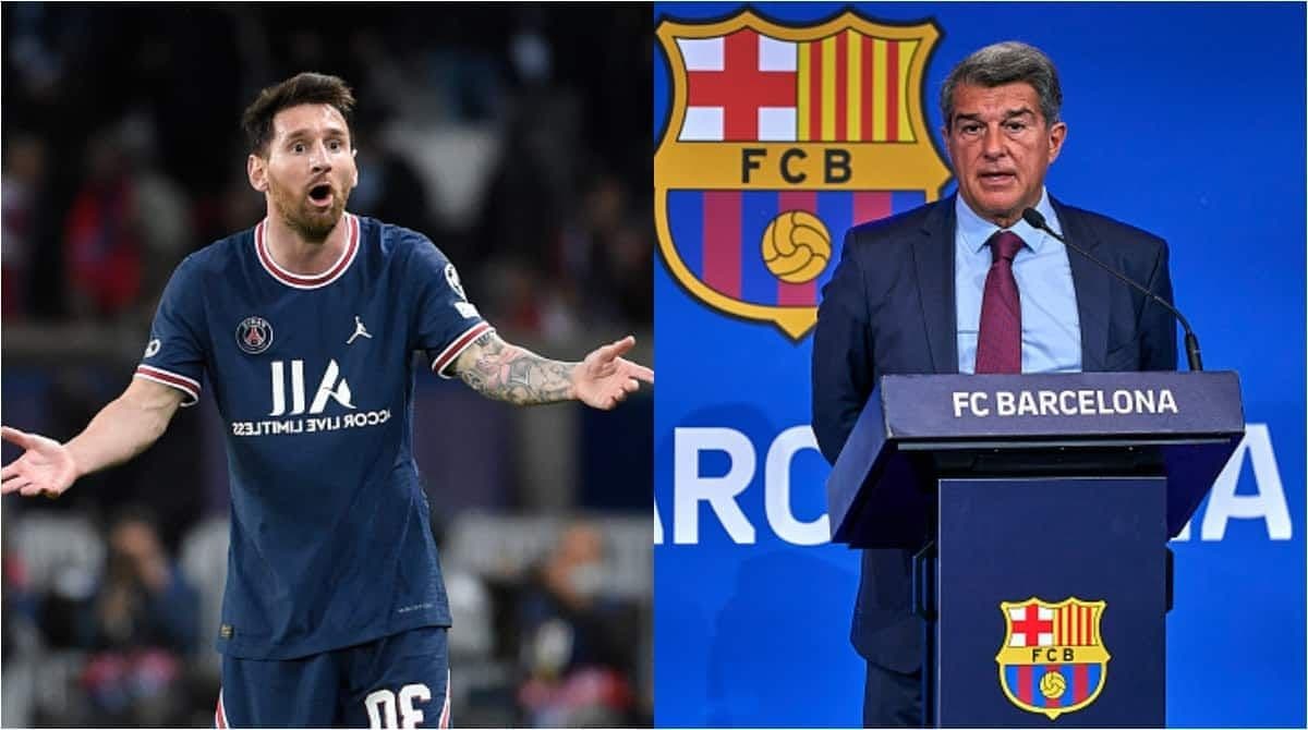 Barcelona's president assures that Messi's departure was at least "two years early".
