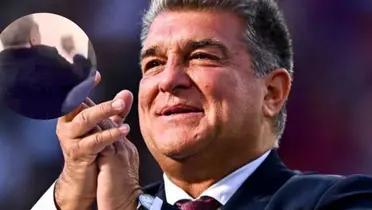 Barcelona's president euphorically celebrated the decision in his favor to register Dani Olmo and Pau Victor for the Spanish Super Cup