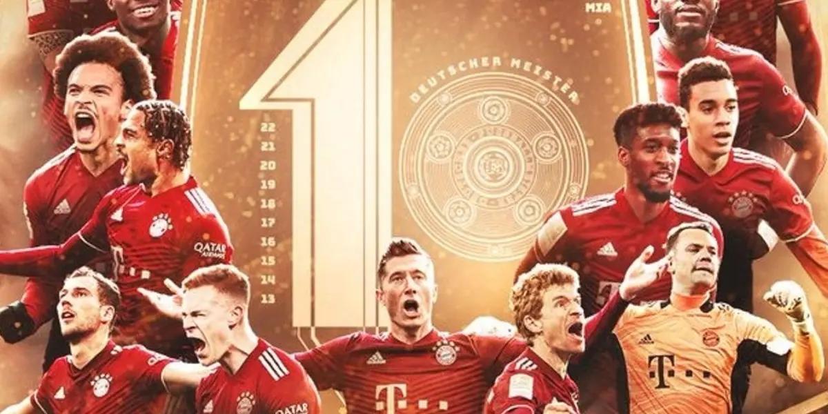 Bayern Munich were crowned Bundesliga champions 2021-22 on Saturday. In 'Der Klassiker', in the match against Borussia Dortmund, the Bavarians have won their tenth title in a row.