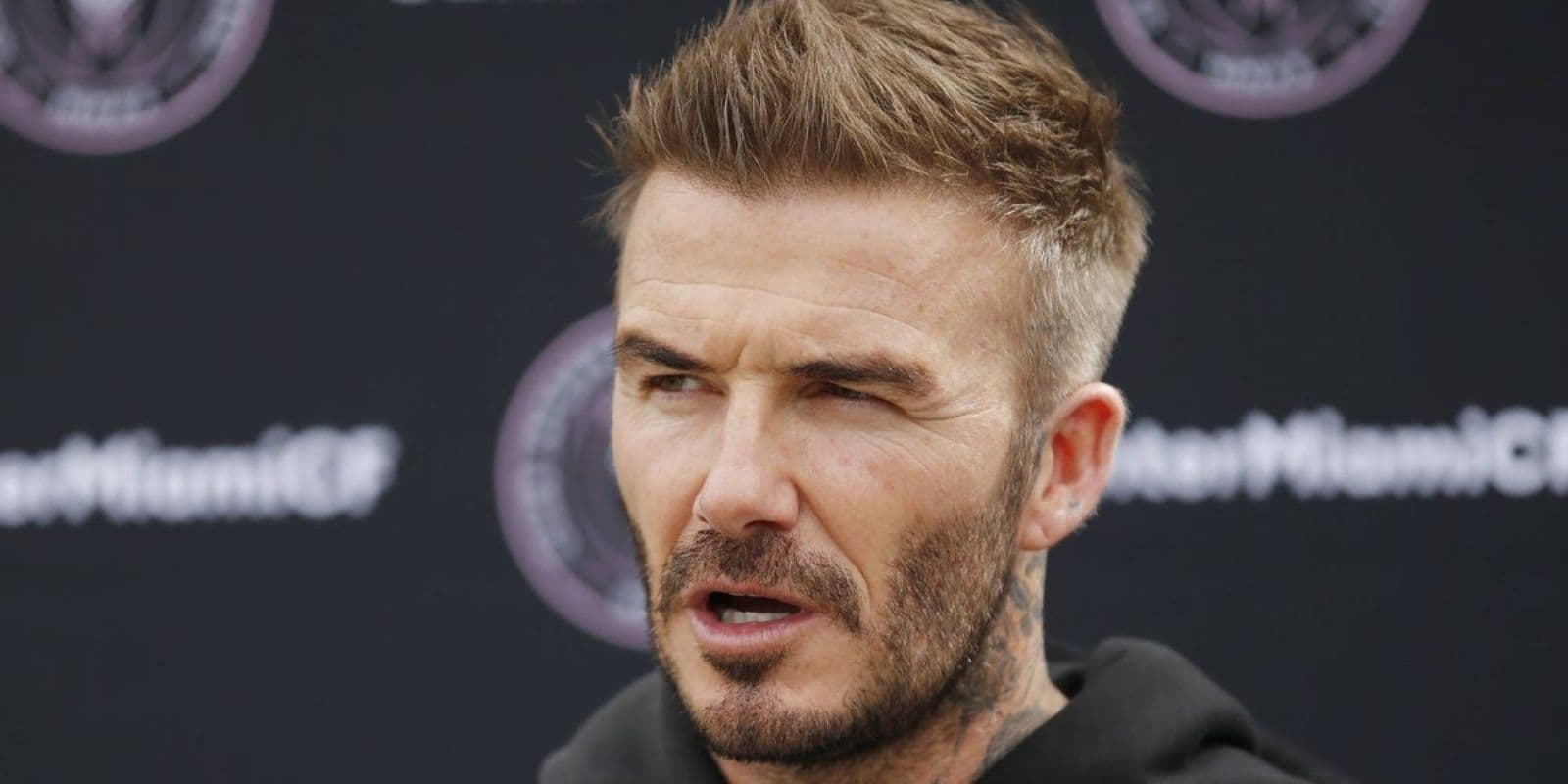 Beckham's son had a glorious moment