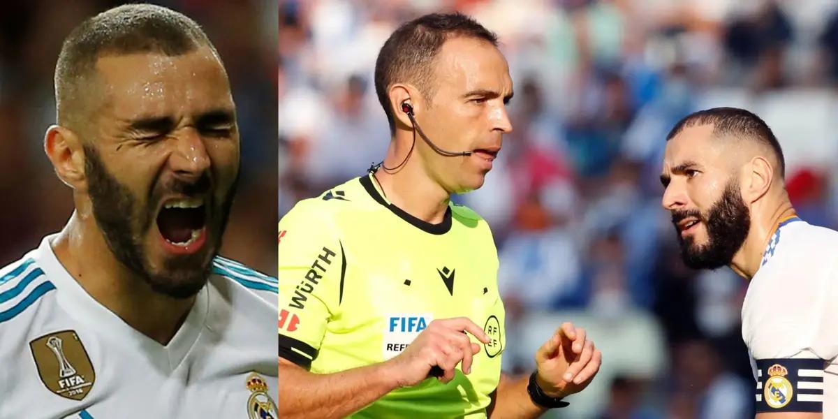 Benzema could not believe the disallowed goals against Elche.