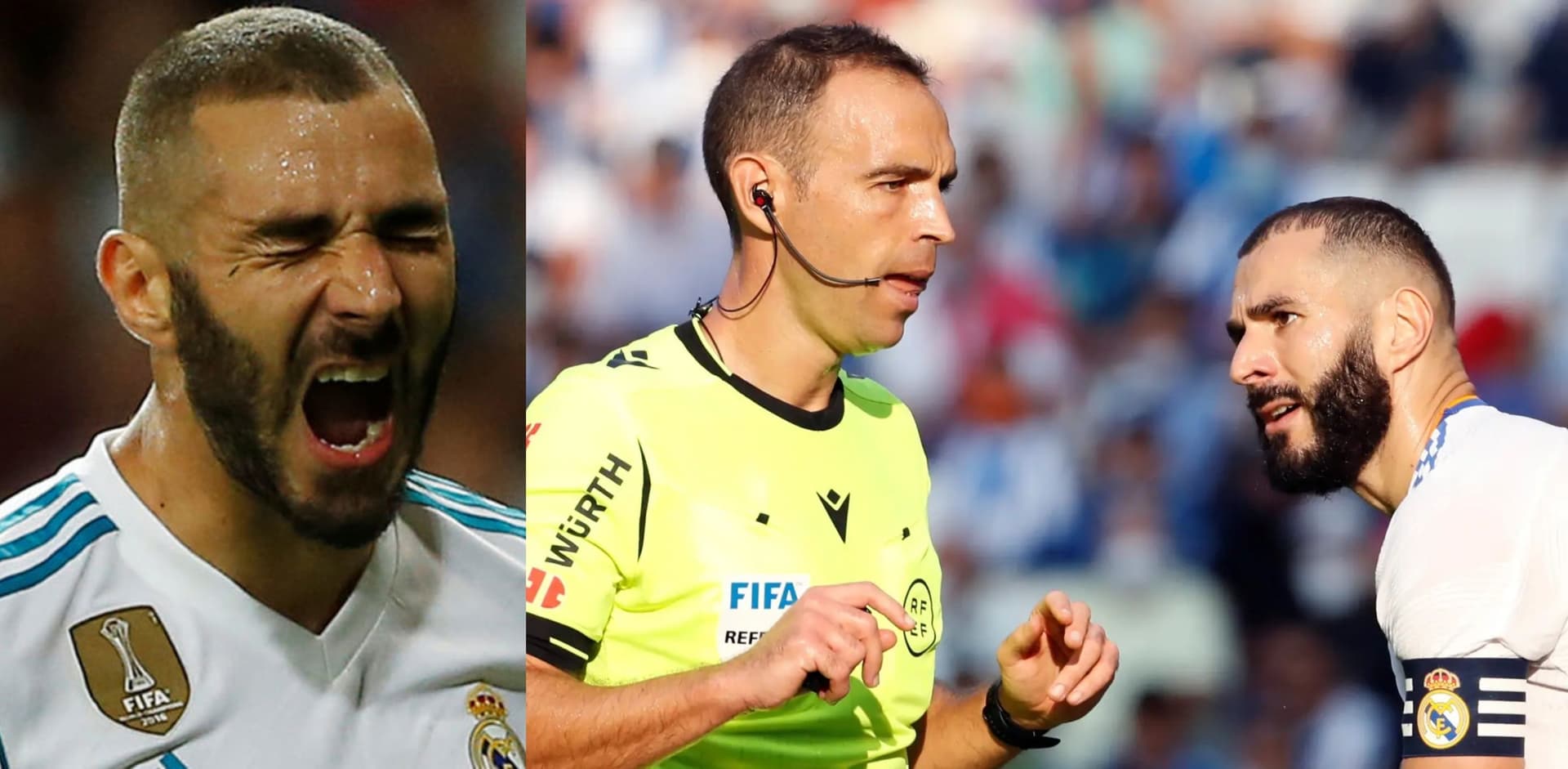 Benzema could not believe the disallowed goals against Elche.