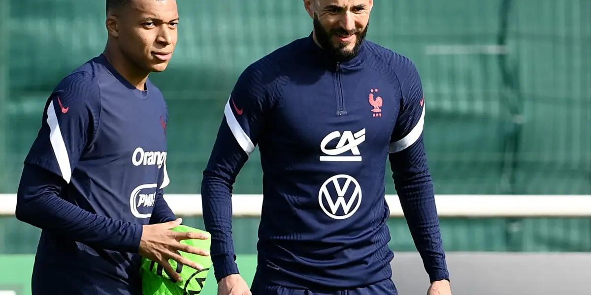 Benzema is playing with the French National Team and will do everything for Mbappé to move to Madrid