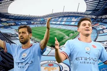 Bernardo Silva gives the worst news to Julián Álvarez and surprises everyone