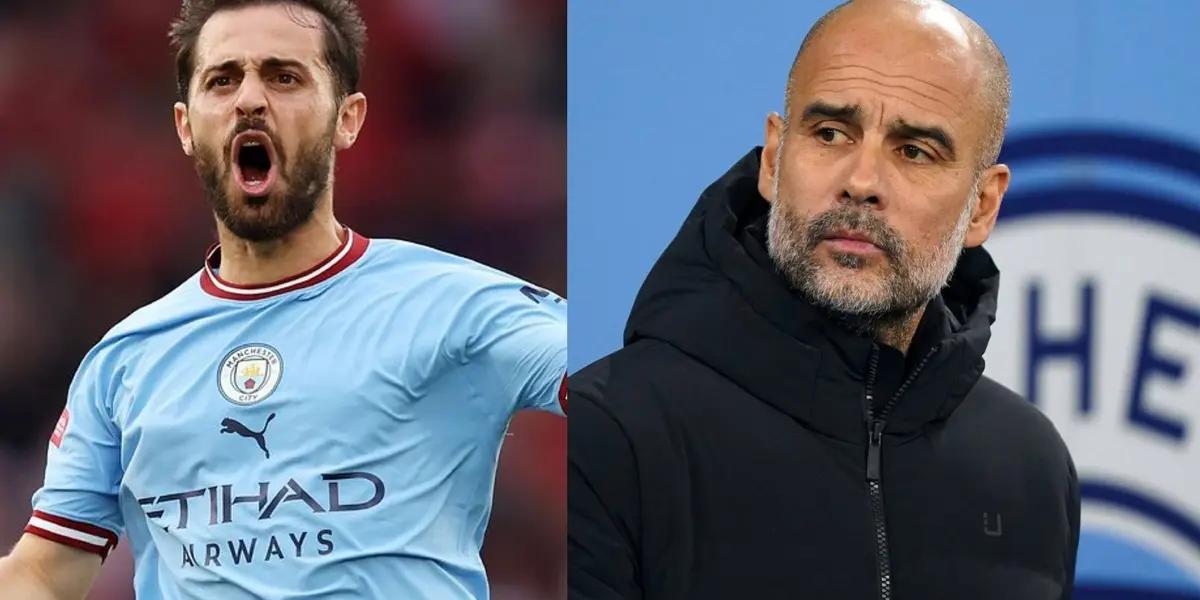 Bernardo Silva still undecided on his future and this is what Pep Guardiola is doing to prevent his departure