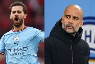 Bernardo Silva still undecided on his future and this is what Pep Guardiola is doing to prevent his departure